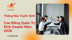 Thông Báo Tuyển Sinh Cao Đẳng Quản Trị Kinh Doanh Năm 2026